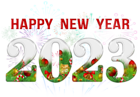 Happy New Year 2023 PNG Clipart