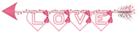 Pink Arrow Love Clipart