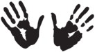 Handprints PNG Clipart