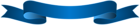 Blue Banner Transparent Clip Art Image