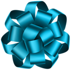 Blue Deco Bow Transparent PNG Clip Art Image