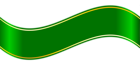 Green Banner PNG Clipart