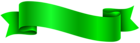 Green Banner Transparent PNG Clip Art Image