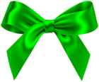 Green Bow Transparent PNG Clipart