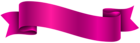 Pink Banner Transparent PNG Clip Art Image