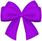 Purple Bow Decoration PNG Clipart