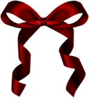 Red Bow Decoration PNG Clipart