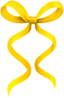 Yellow Bow Transparent PNG Clipart