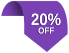 20%OFF Label PNG Clip-Art Image