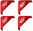 Discount Corners 2 PNG Clip Art Image