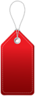 Red Price Tag Transparent Image