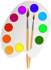 Artist Palette PNG Transparent Clipart