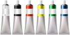 Oil Paints Set Clipart