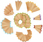 Pencil Shavings PNG Clipar