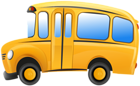 School Bus Transparent Clip Art Image