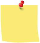 Sticky Note PNG Clip Art Image