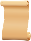 Scrolled Paper PNG Clipart