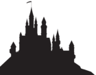 Castle Silhouette PNG Clip Art