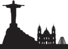 Rio Brazil Silhouette PNG Clip Art