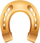 Golden Horseshoe Transparent Clipart