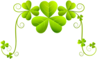 Shamrocks Decor PNG Clip Art Image