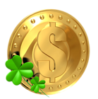 Transparent Gold Saint Patrick Lucky Coin PNG Picture