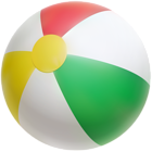 Beach Ball Transparent PNG Clip Art Image