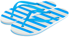 Beach Flip Flops Transparent PNG Image