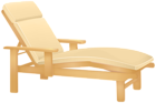 Beach Lounge Chair PNG Clipart