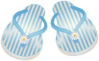 Flip Flops Blue Transparent Clipart