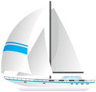 Sailboat PNG Transparent Clip Art Image