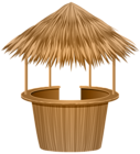 Thatched Tiki Bar PNG Clip Art Image