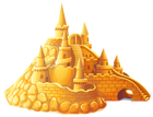 Transparent Sand Castle PNG Clipart