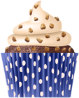 Cupcake Blue PNG Transparent Clipart