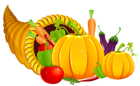 Thanksgiving Cornucopia PNG Clipart