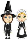 Transparent Pilgrims PNG Clipart