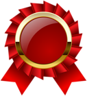 Award Rosette Ribbon PNG Clipar Image