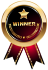 Winner Medal Red Transparent PNG Clip Art Image