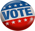 US Vote Blue Badge PNG Clipart