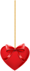 Hanging Heart Transparent PNG Image