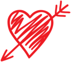 Heart Sketch PNG Transparent Clipart