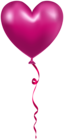 Pink Valentine's Day Heart Ballonn Clipart