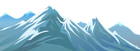 Snowy Mountain Transparent PNG Clip Art Image