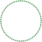 Christmas PNG Spearmint Round Border Frame