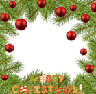 Christmas PNG Transparent Frame Border