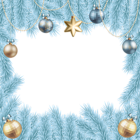 Christmas Transparent Elegant Frame Border