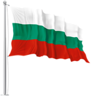 Bulgaria Waving Flag PNG Image