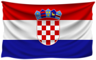 Croatia Wrinkled Flag