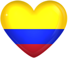 Ecuador Large Heart Flag