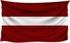 Latvia Wrinkled Flag